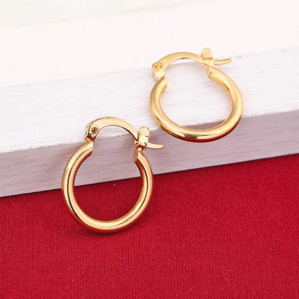 24K Gold Earrings Fashion New Model Earrings Dubai Ethiopian African Europe Golden Jewelry H260403