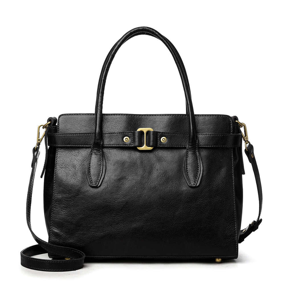 2025 New Genuine Leather Women Bag Luxury Minimalist Fashion Shoulder Bag High Quality Textured Tote Bag Factory Wholesale Drop Shipping Available SEN