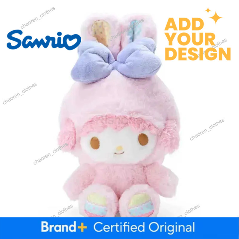 Sanrio Cute Kuromi Hello Kitty My Sweet Piano Melody Easter Series Doll Cartoon Plush Toys Room Decoration Holiday Gift - view 4