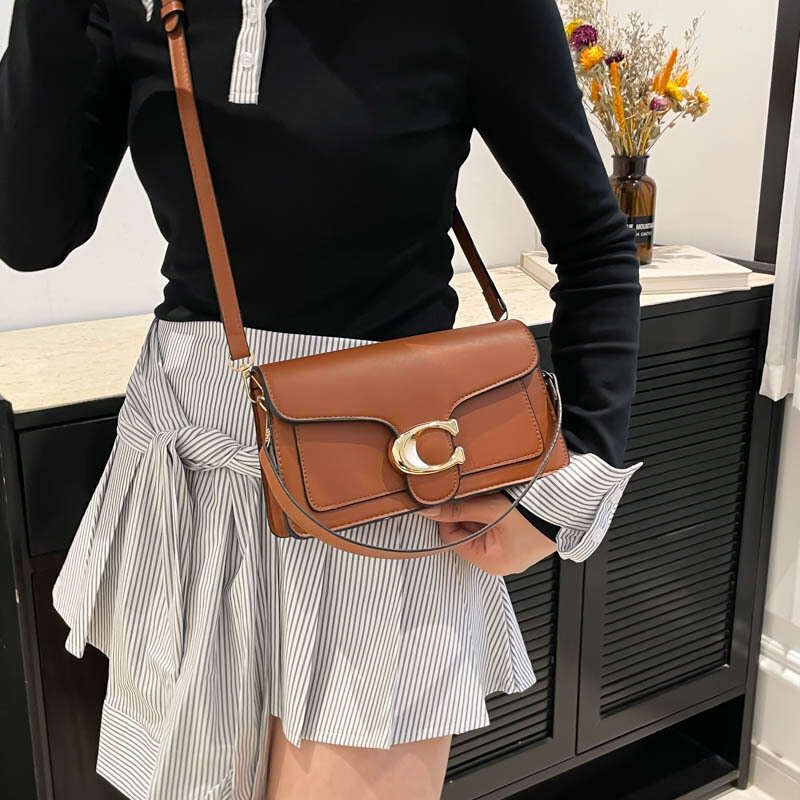 2026 New Niche Bag: High-Quality, Solid Color, Simple and Versatile Small Square for Commuting, Single-Shoulder Women's Bag