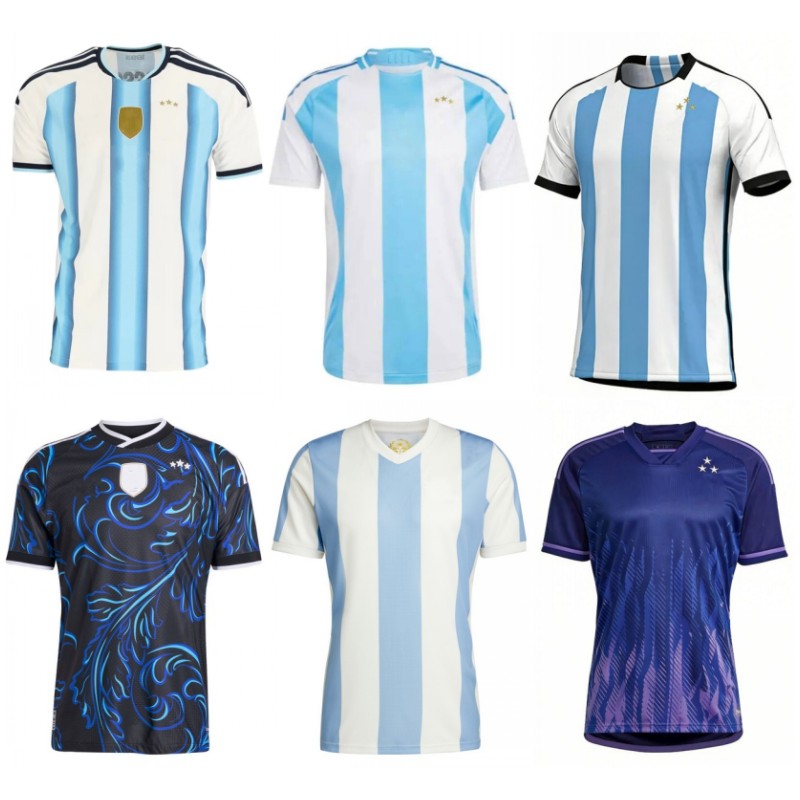 2026 MESSIS Argentina Soccer Jerseys Mens 2024 J.ALVAREZ DE PAUL DI MARIA Football Shirts Youth MAC ALLISTER L. MARTINEZ E. FERNANDEZ 50th Uniform National Team Kids kit