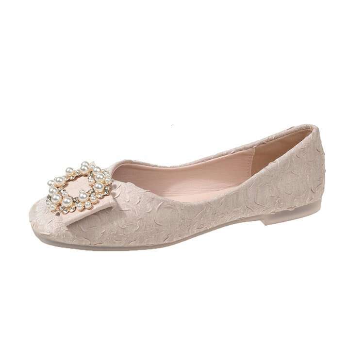 Pearl Slip-on Flat Shoes Women, 2025 New Trendy Casual Style To Pair With Skirts, Fairy-style Loafers For Women Free Shipping