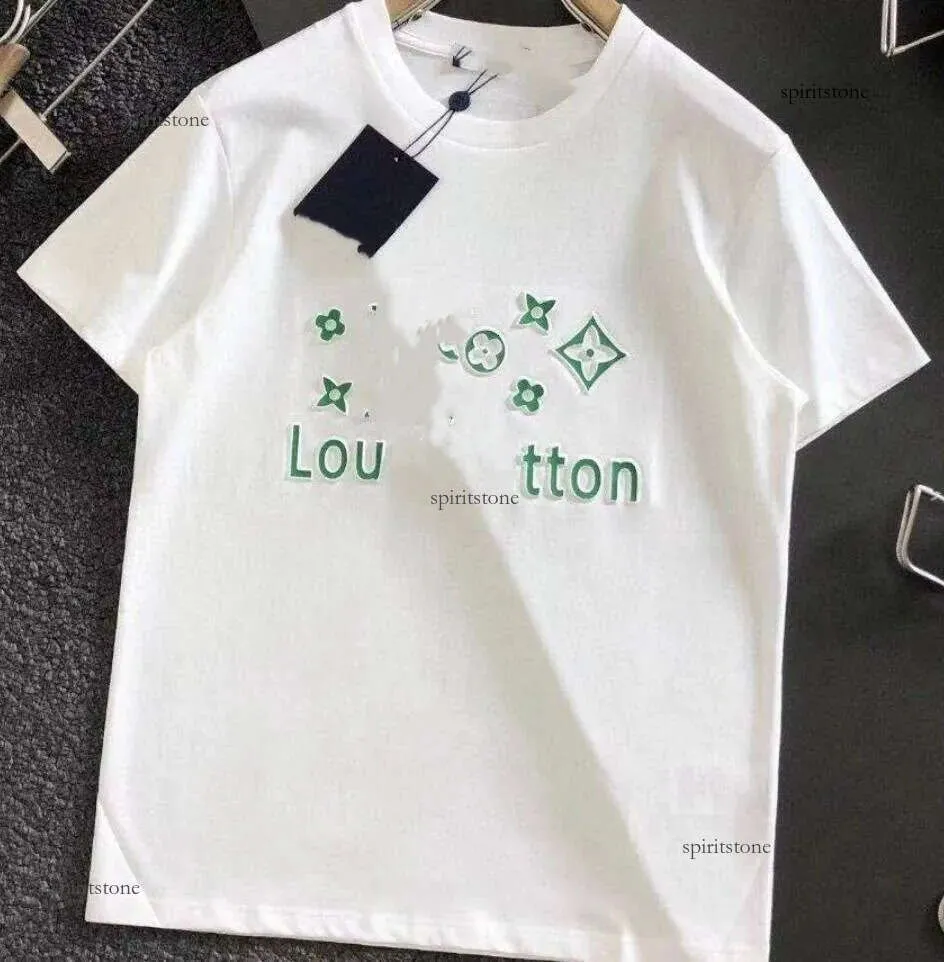 lvs shirt Summer Mens louise T Shirts Women Designers Brands Tops Mans Polos Casual Shirt Luxurys Clothing Street shirt S37