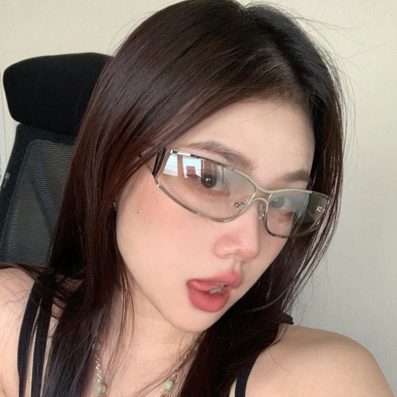 CB Y2k Sunglasses Women Men Oversized Brand Designer Gradient Goggle Sun Glasses Steampunk Glasses Shades Eyewear Mirror UV400 Party Ladies Fashion Ac