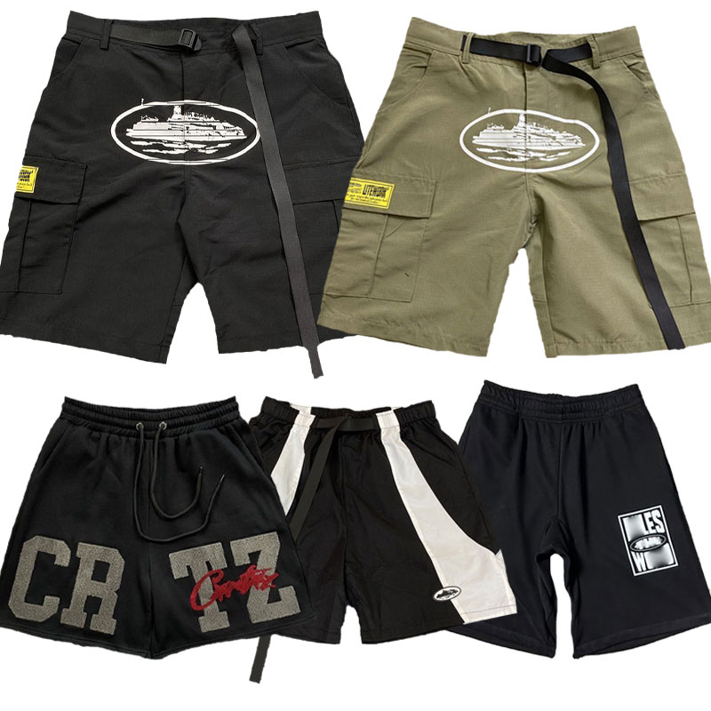 corteeizii shorts mensstar designer stacked baggy demon Island short wide goth men slim aesthetic cool and breathable and comfortable