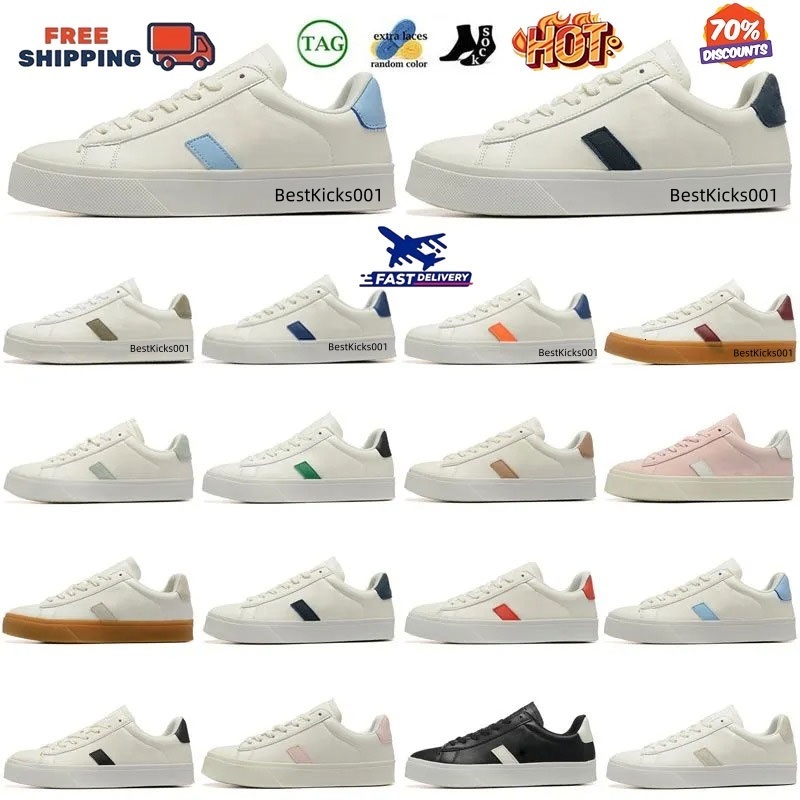 Designer Shoes Casual Walk Sports Sneakers For Mens Womens Leather Black White Red Trainers campo Classic chaussure Top Quality Outdoor Sport Shoes Size 36-45
