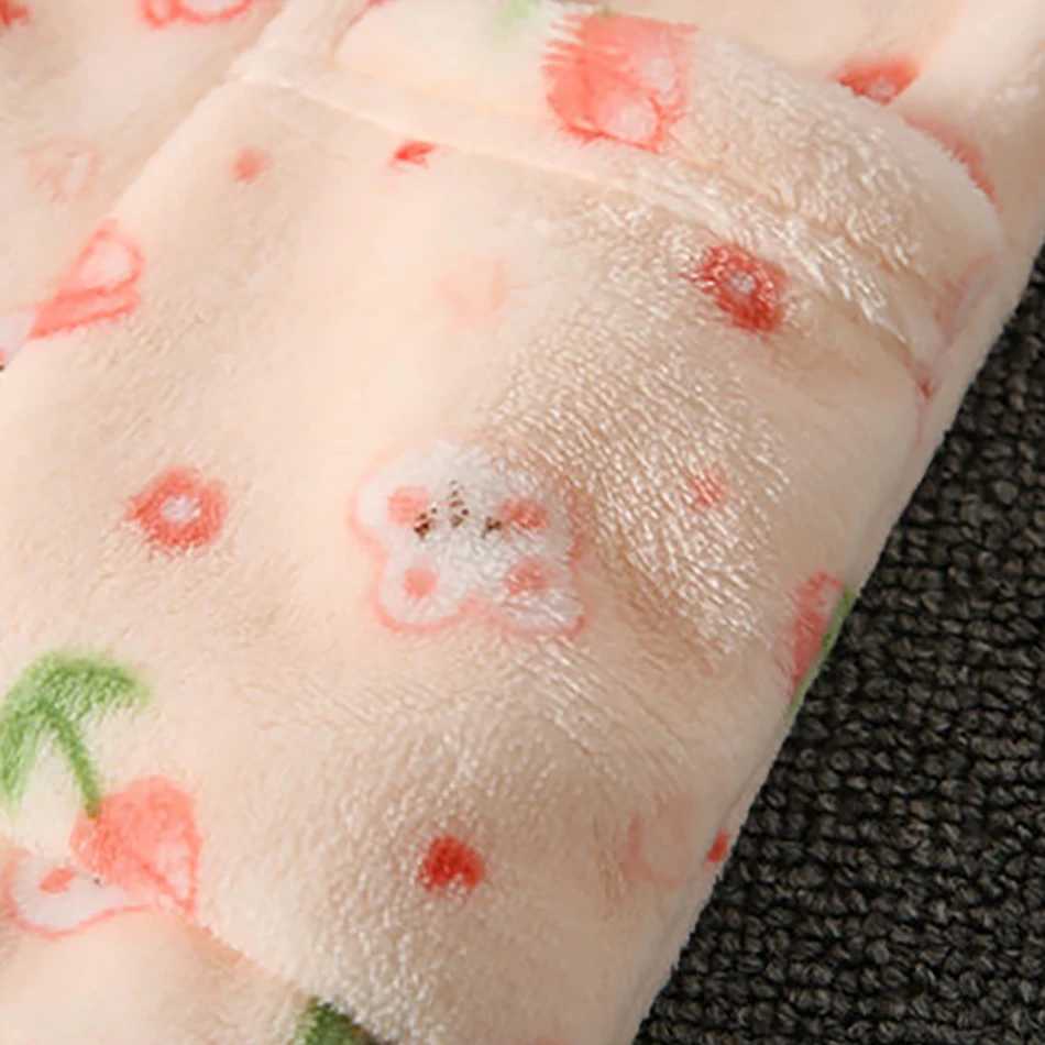 Children Flannel Pajamas Sets Long Sleeve Stylish Versatile Warm Coral Fleece Kids Cartoon Dinosaur Winter Comfortable Homewear H260403