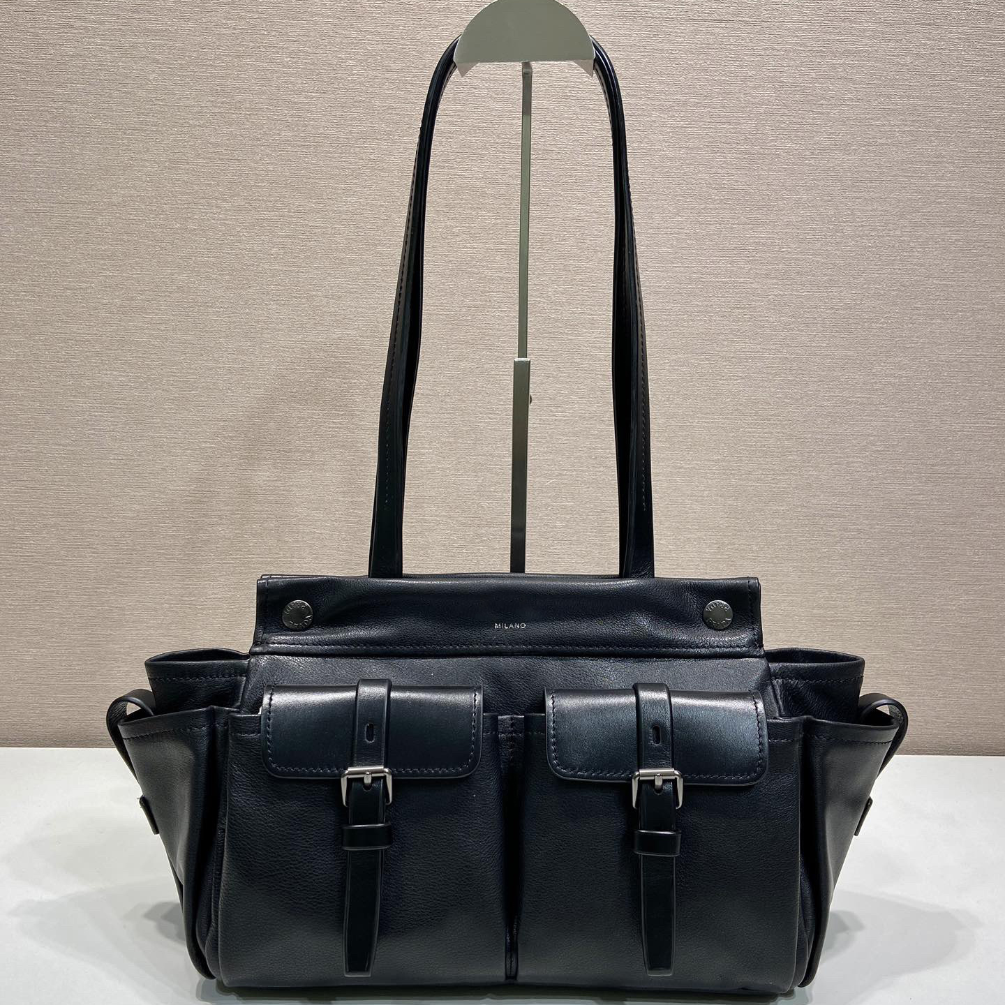 Designer Bag, High-quality Route Clutch, Women's Designer Vintage Handbag, Luxury Motorcycle Bag, Top-handle Bag, Tote Bag, Fashion Commuter Bag, Large Shopping Bag