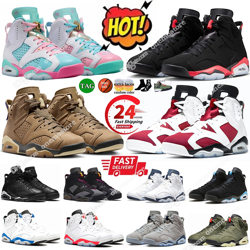 6s Black Infrared Reverse Basketball Shoes 6s shoes Infrared 2026 Black Metallic Sliver Fire Red British Khaki UNC Blue Pink Yellow Gold Brown Bronze Sports Trainers