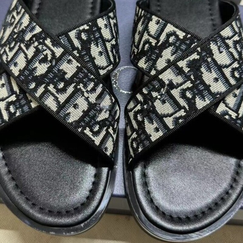 Men's Graphic Letter Slide Sandals Summer Outdoor Non-Slip Casual Shoes
