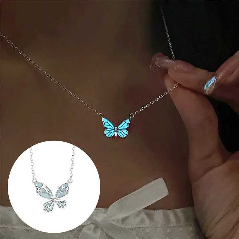 Sweet Pink Round Crystal Pendant Necklace Simple Design Korean Fashion Girls Women Star Clavicle Chain Jewelry Gifts H260403