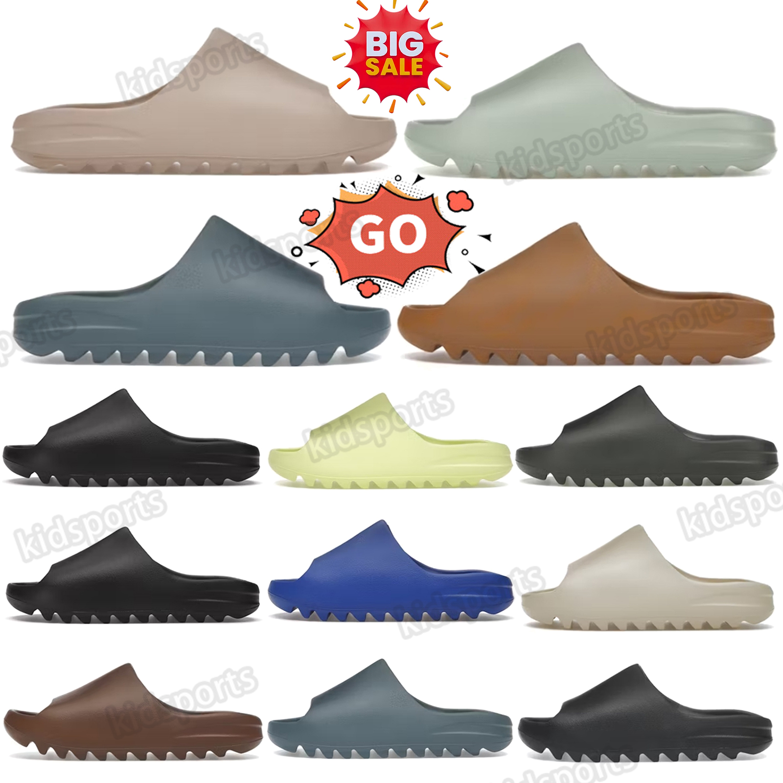 slide Slides Slate Onyx Slippers sliders Core Azure Marine Grey Bone Ochre Resin Flax Pure Resin Soot Enflame Orange Glow Green Earth Mens Wo o7XL#