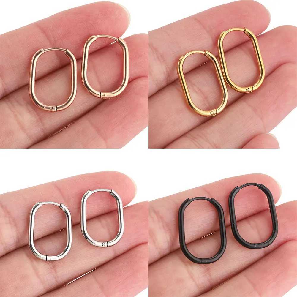 6pcs Stainless Steel Hoop Earrings for Women Earrings Piercing Jewelry Earring Hoop Prevent Allergy Earrings Jewelry Wholesale H260403