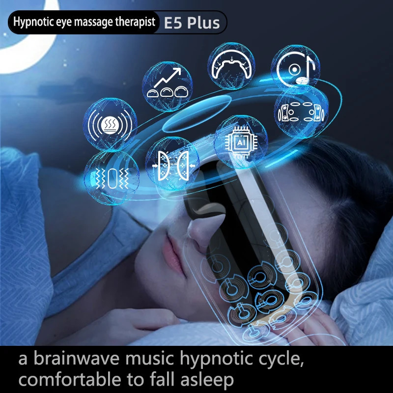 Electric Eye Massager Vibration Compress Air Bag Fatigue Relief Dark Circle Removal Sleep Eye Care Massage Instrument 260402