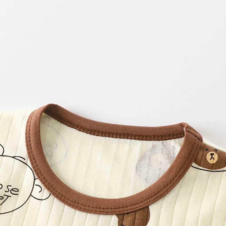 Kids Casual Autumn Long Sleeve Pajamas Set Boys and Girls Cartoon Print Home Wear Comfortable Soft Fabric Sleepwear H260403