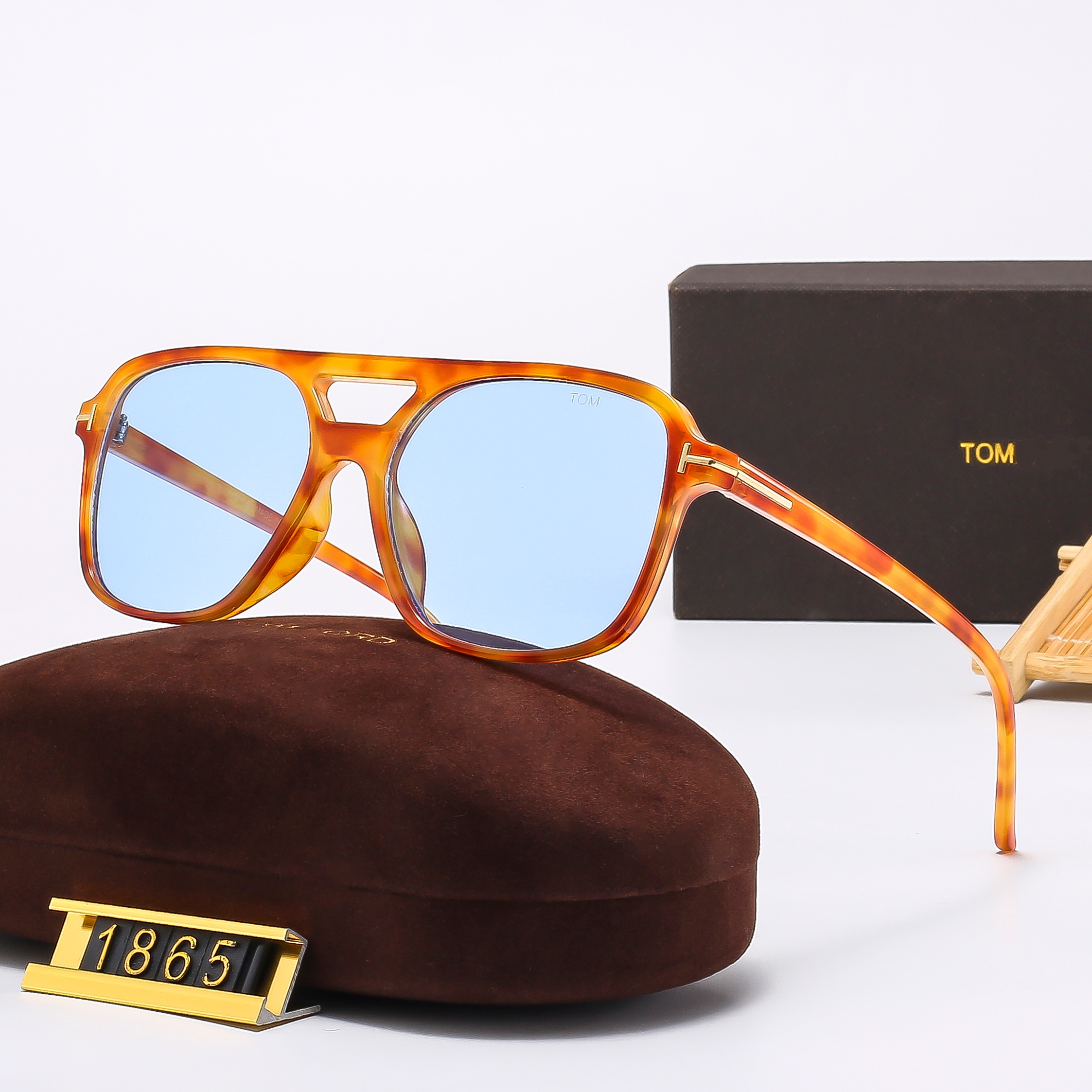 luxury Mens sunglasses designer tomfordsunglasse for women Polarized Lightweight Frame Sun Glasses UV400 protection lenses sun glasses gift with box 1cd