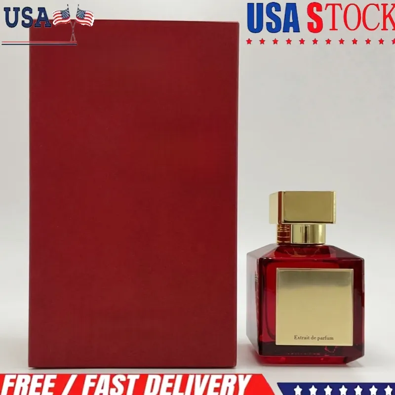 70ml Perfume Fragrance 540 Man Woman Cologne Spray fragrance long lasting fast ship EDP High Quality Designer Red Spray Eau de Parfum