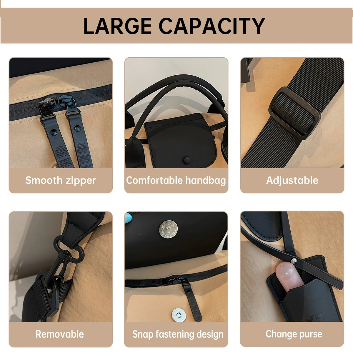 ShortDistance Travel Bag Womens Sports and Fitness Business Trip CrossBody Lightweight Luggage LargeCapacity Swimming Tote 260325