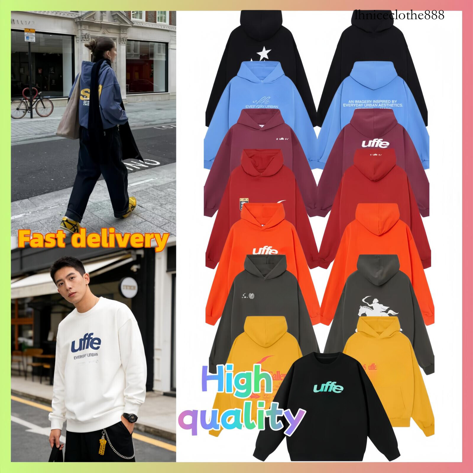 SCUFFFER Harajuku Mens Designer Hoodie Oversized Sweatshirt For Spring Autumn Fashion Outdoor Casual Wear Y2k Style Sizes S2xl L251029 Eff f75