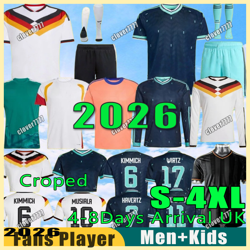 Germany jersey 2026 soccer jerseys germany world cup 2026 Kit Women cropped germany football shirt 125 Year Long sleeves Anniversary Deutschland HAVERTZ GNABRY