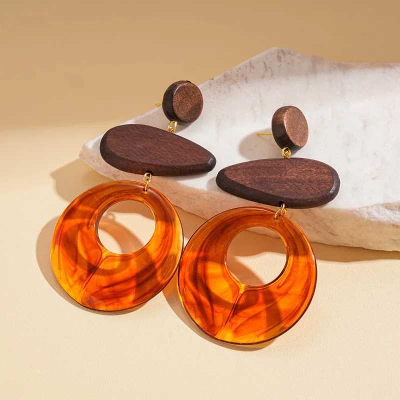 Fashion Exaggerated Water Drop Love Pendant Earrings for Women Luxury Quality Jewelry Bohemian Ethnic Style Earrings Wholesale H260403