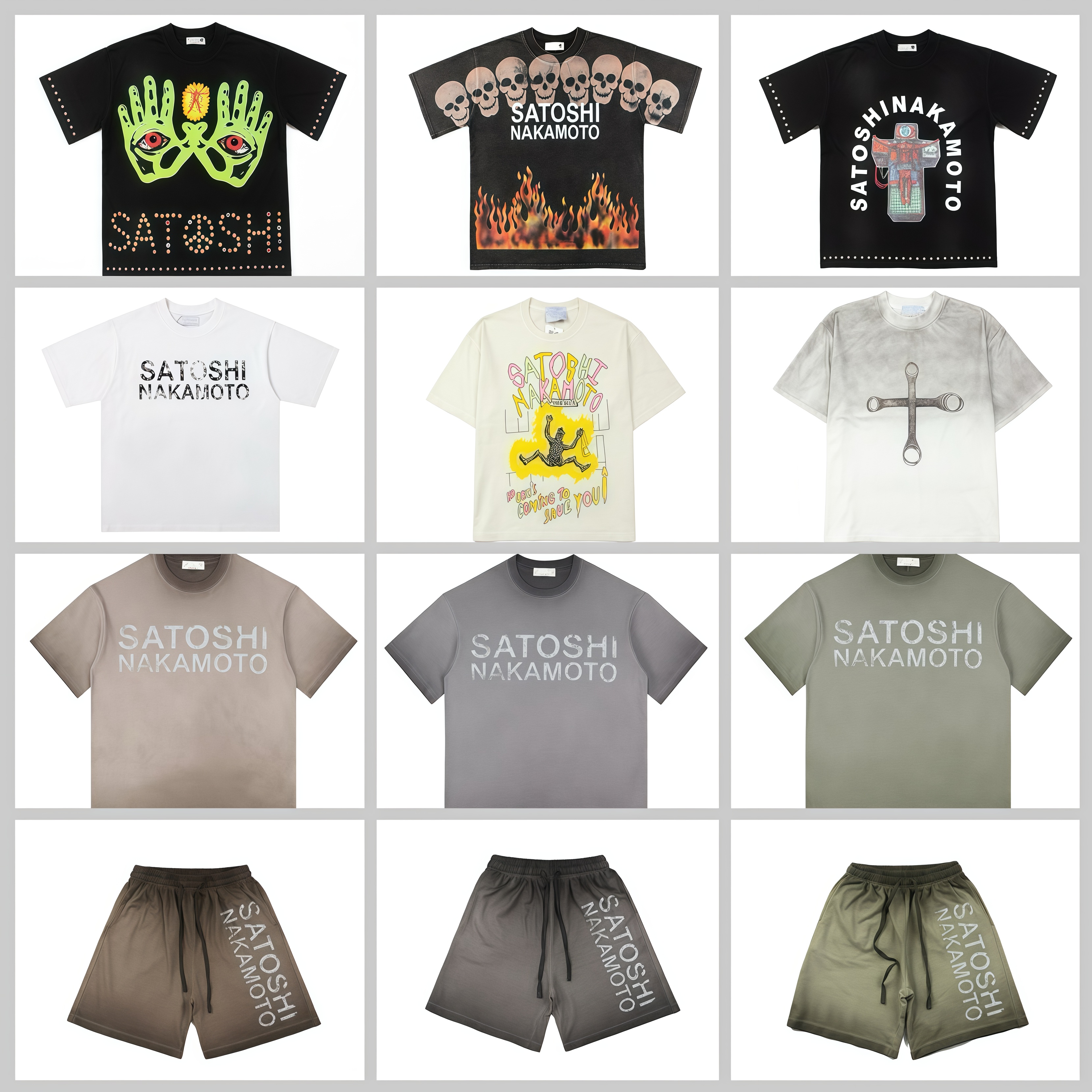 satoshishirt T shirts satoshi shirt tops tees nakamoto satoshi nakamoto flannel shorts shirts for men designer color black white size S M L XL Designer T Shirt