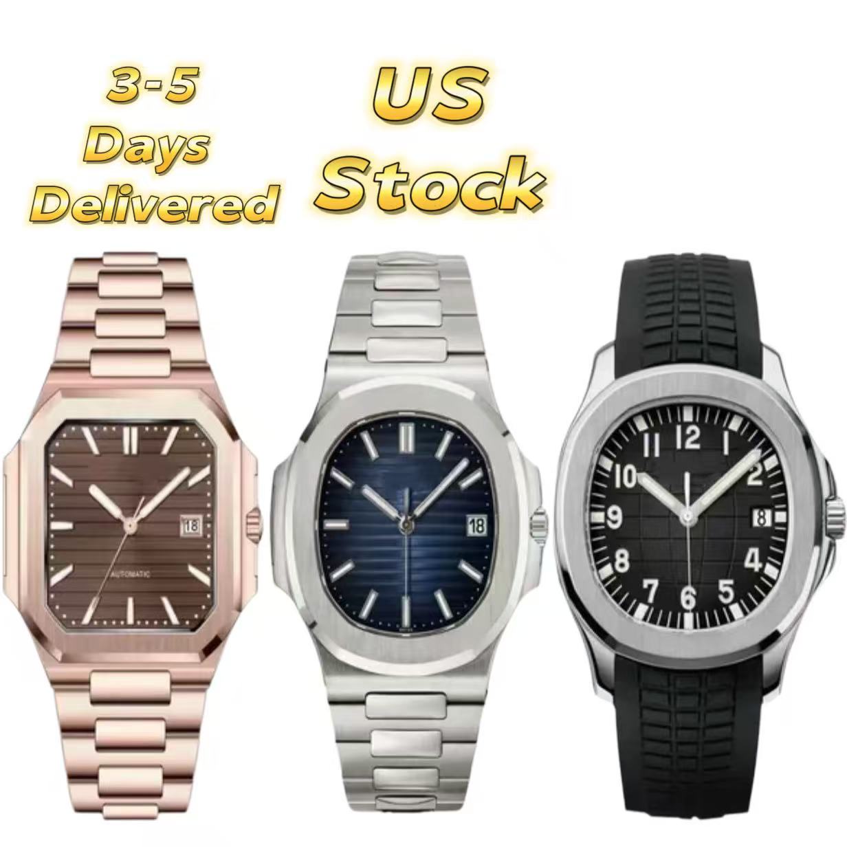 Mens watch luxury automatic designer watches men 40mm size waterproof wristwatches with box and sapphire glass reloj orologio montre de luxe