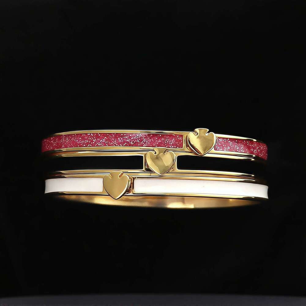 Bracelet Copper Gold Plated Enamel Glazed Bracelet New Design High End Multi Color Versatile Non Fading Bracelet Jewelry Luxury Jewelry Designer Bangl - view 3