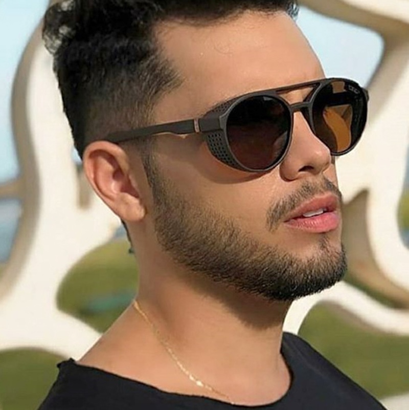 Steampunk Sunglasses Women Men Vintage Glasses Round Glasses Steam Punk Retro Fashion Sun Glasses Oculus de sol CB Fashion Accessories