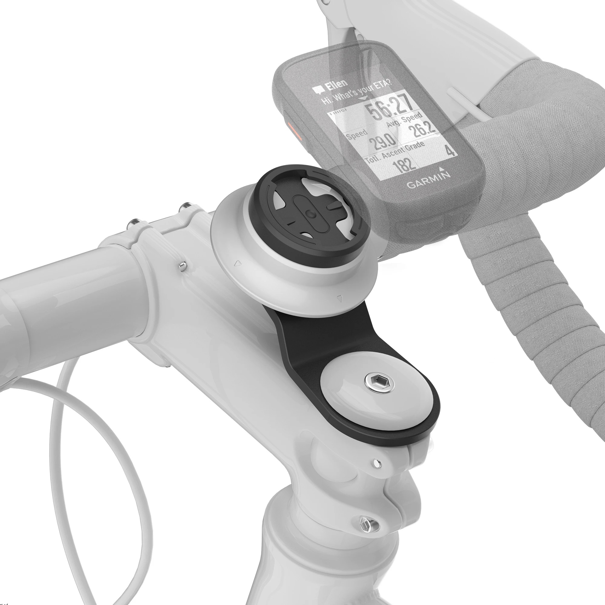 motorcycle,Cycling GPS Computer Extension Bracket, Aluminum MTB Stem Mount, Quick-Release Base for Garmin, XOSS and iGPSPORT - view 3