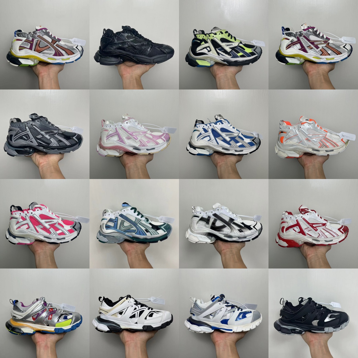 Runner 7.0 7.5 Casual Shoes Track 3.0 Sneaker Paris Triple White Black Pink Grey Beige Gomma Leather Men Women Nylon Printed outdoor Trainers Runner 7 Loafers Sneakers