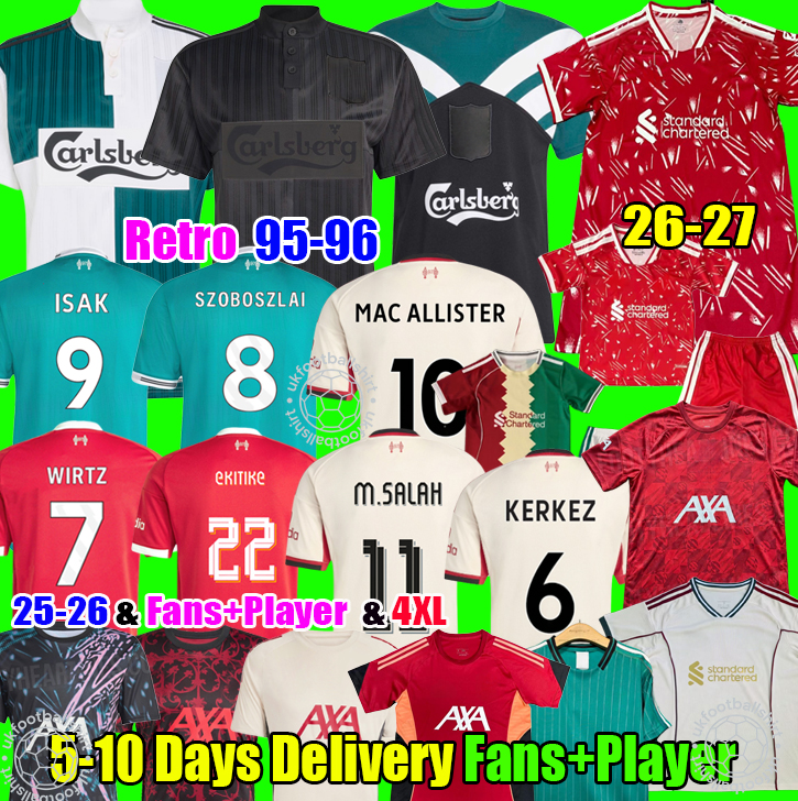 2026 ISAK EKITIKE WIRTZ DIOGO J. KERKEZ FRIMPONG Soccer Jerseys Football Shirt LivERpoOL 25 26 27 Fans Player maillot de Foot men kids football kit 2027