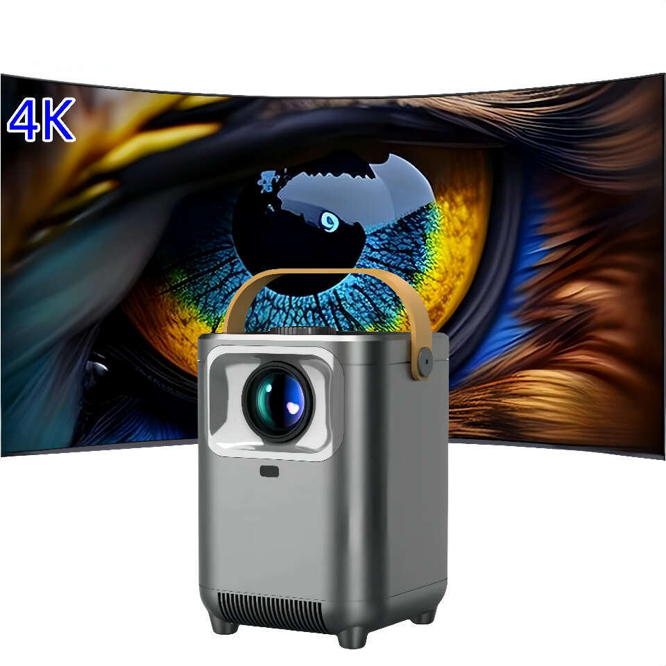 Trade New Ultra-Clear for Use, Connectable to Mobile Phones, Smart Home Theater, Small Portable 4K Projector
