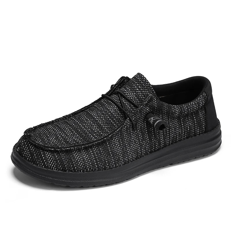Plus Big Size 50 51 Dude Canvas Shoes Men Casual Slip on Shoes Alpargatas Hombre Moccasins Mocassin Homme Lightweight Breathable 260402