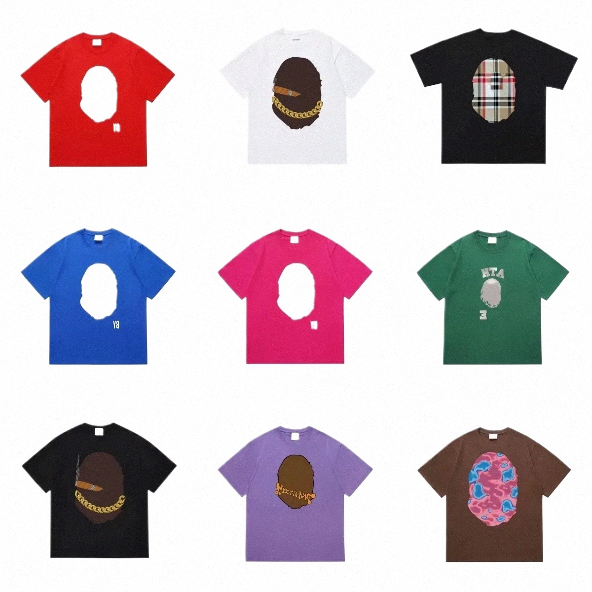 men's Designer T Shirts High Street Cotton T-shirt Graffiti Sportwear Fashion Men Women Shirt Hip Hop Clothes Summer Short Sleeves Tee Loose Youth Street Size M-3XL