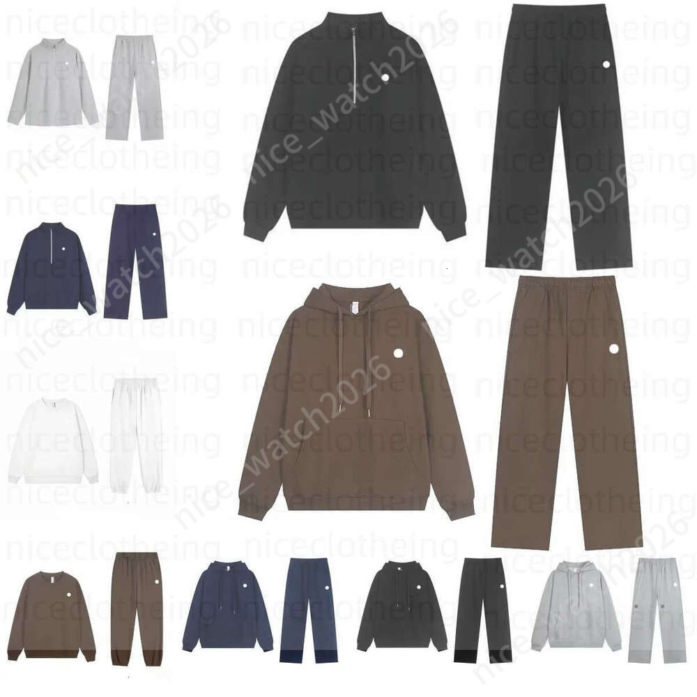 10A 2026 TOP Hot Sale Zipper Coat Basic Hooded Comfort Athletic Lounge Women Sweatshirt Pants Sets Men Hoodie Jacket Sweat Set Alosetnessitys Men Clothes A5e