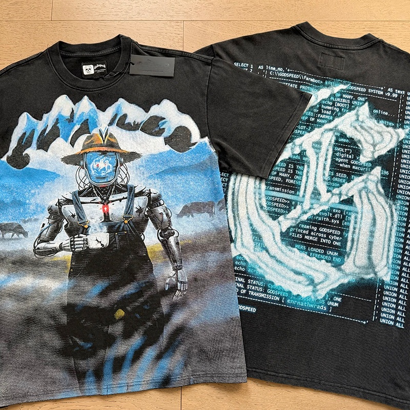 godspeed designer t shirt designer Mens T Shirt Set Summer Designer Set Fashion Holiday Couple Printing shirt fashion tees womens tops cotton black tee size S-XL