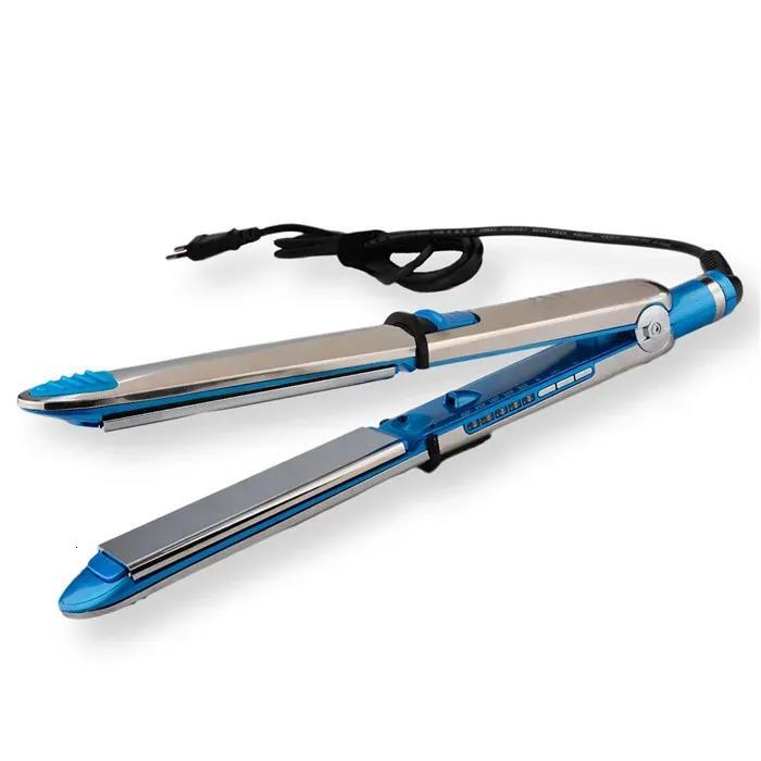 Luxury Designer Hairdryer 1.25 Inch Titanium Straightener - Professional Air Wrap Flat Iron For Sleek & Shiny Styles Hair Tool Free Shipping Y260404