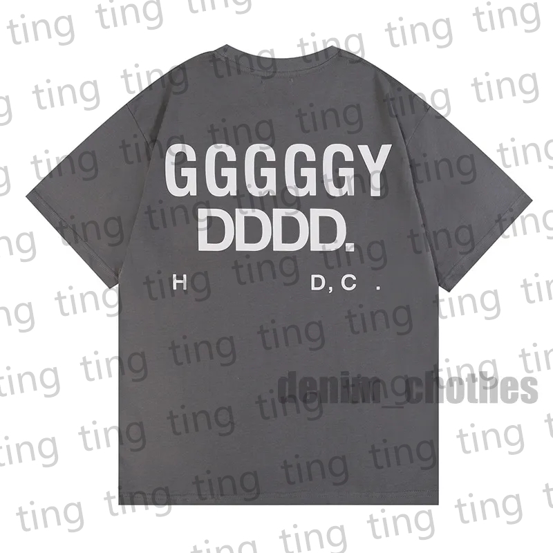 Summer loose top letter printed men's T-shirt men's T-shirt men's and women's designer casual short sleeved T-shirt hip-hop style