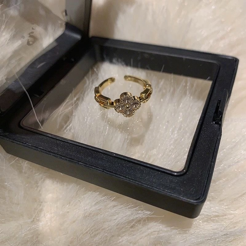 French-style open niche high-end index finger ring, exquisite and elegant versatile jewelry for women - view 5