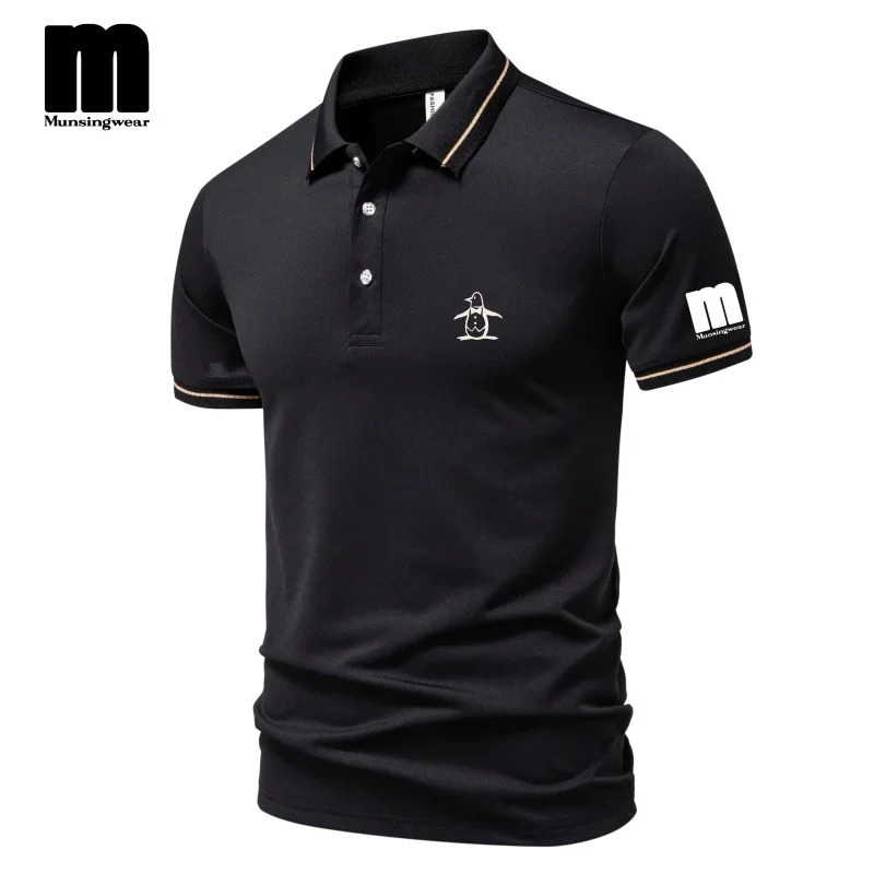 Golf Clothing 2026 Summer High Quality Fast Drying Fashion Mens and Womens Sports Short Sleeve Top Golf Polo Shirt 260403