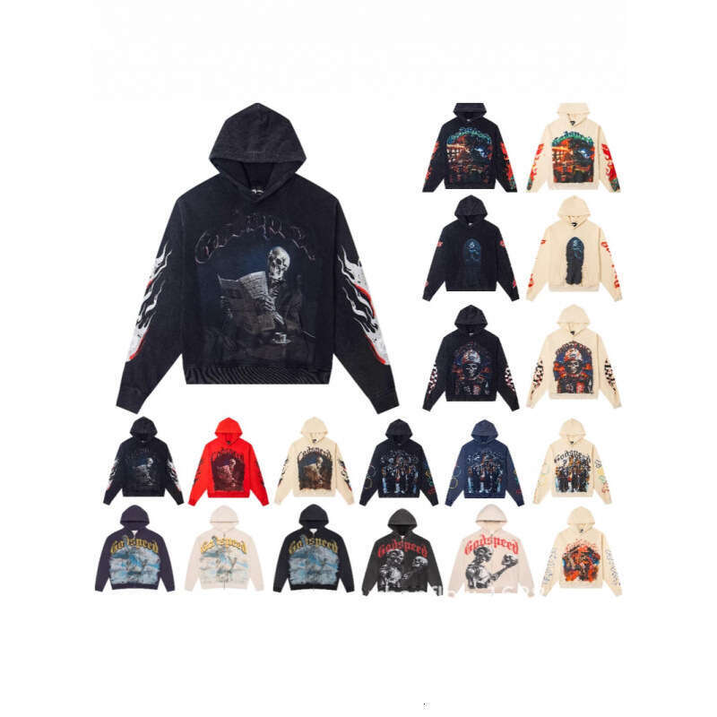 Autumn And Winter New Digital Print Hip-Hop Trendy Hoodie Sweatshirt Loose Casual Warm Soft Comfortable All Match Youth Fashion Pullover