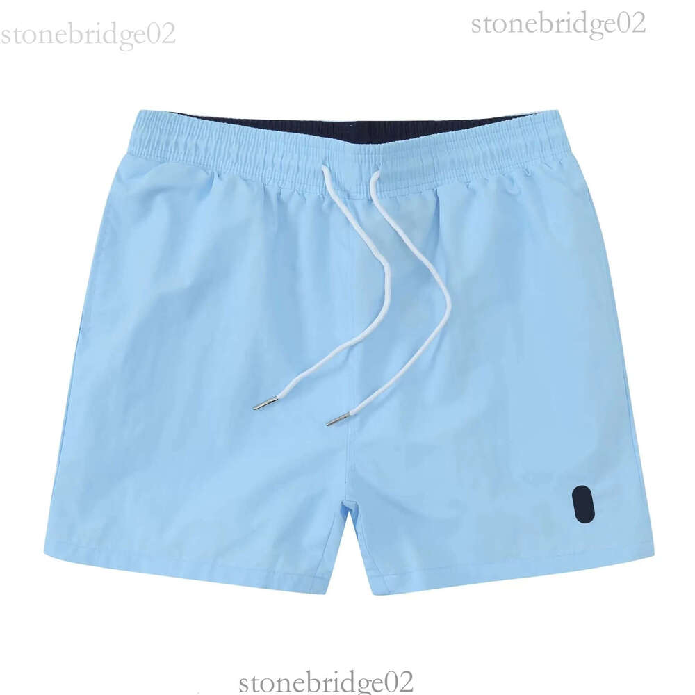 Laurenity Men shirts embroidery mens luxury designer rl swimming trunks beach shorts fashion Quick drying casual Horse swim short shippings d6b