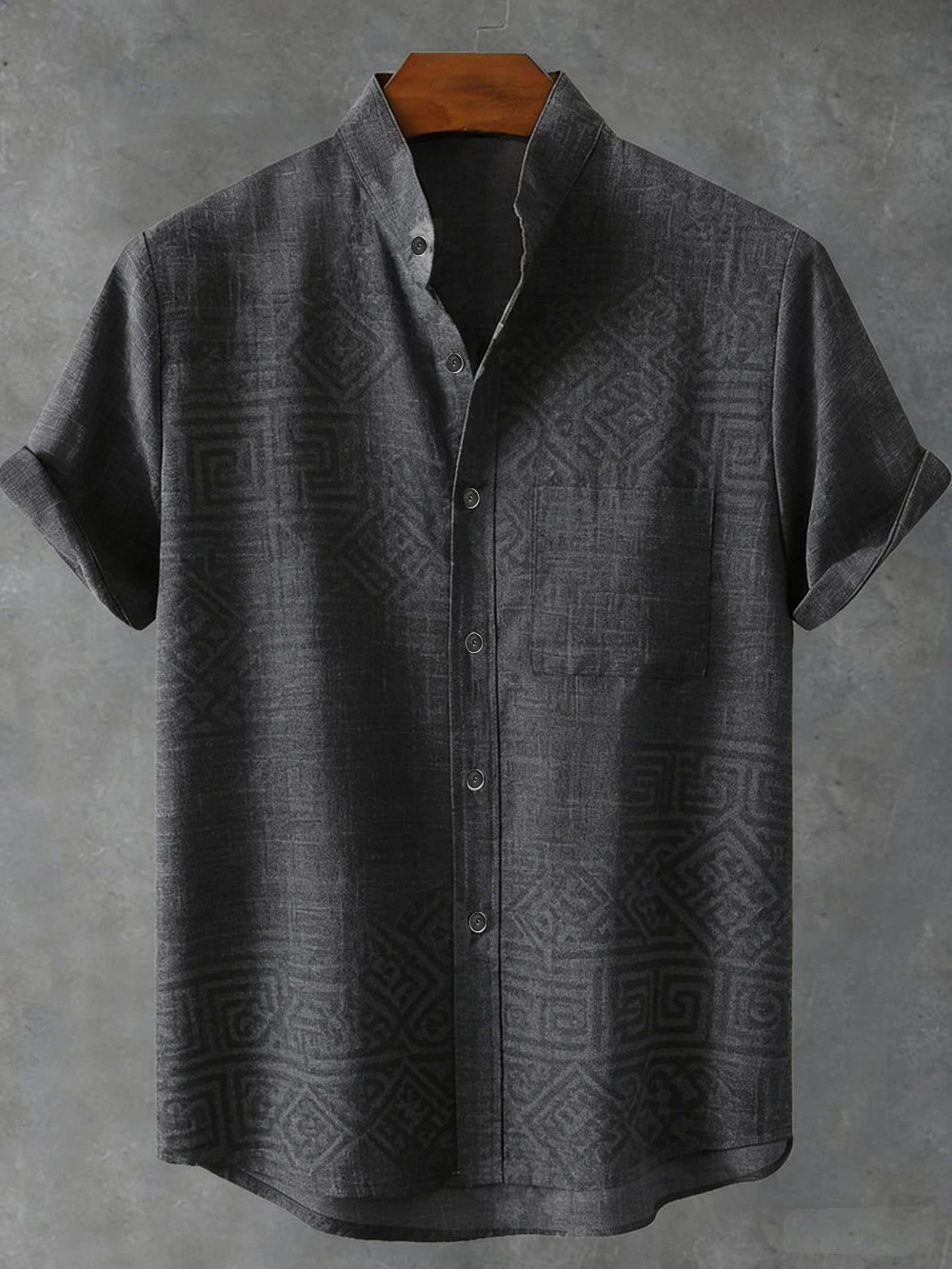 Mens retro linen short-sleeved shirt natural flying bird 3D printed shirt Hawaiian vacation outdoor fishing clothes for men 260403