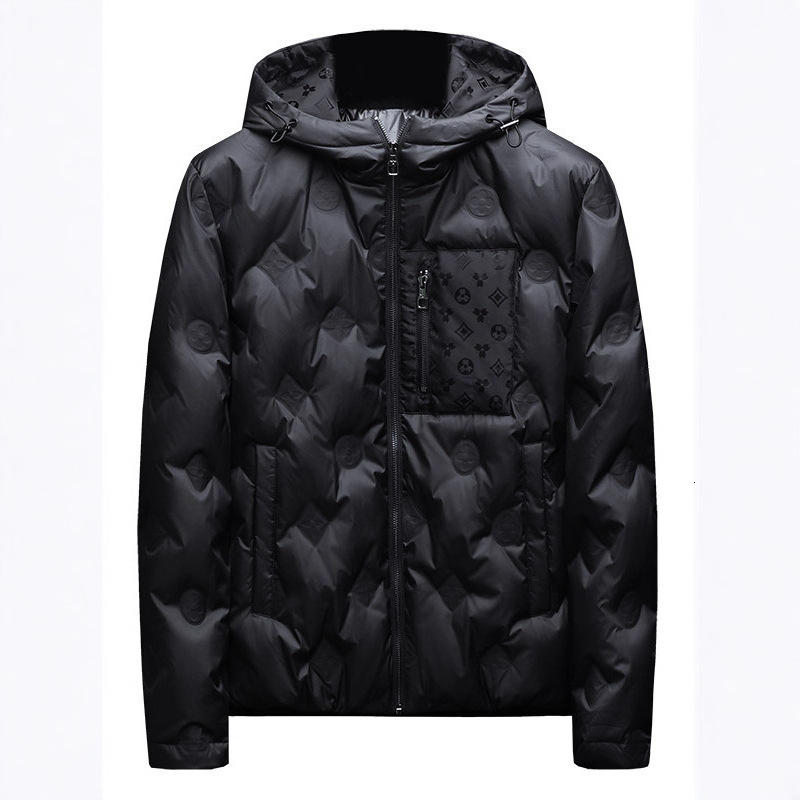 men down jacket 2025 Winter Men's Fashion Big Brand Jacket White Duck Down Hooded Design European Station Factory Direct Sale Warm Coat - view 6