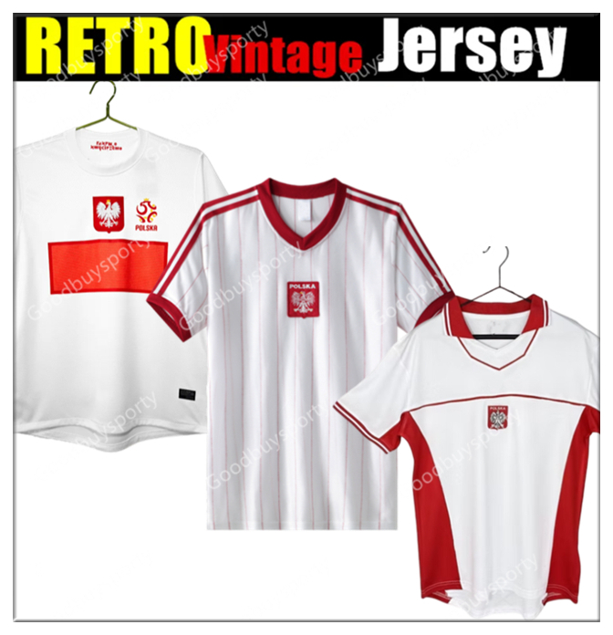 Retro Soccer Jerseys Poland vintage football shirts short sleeve 2012 971982 82 Adult men S-2xl