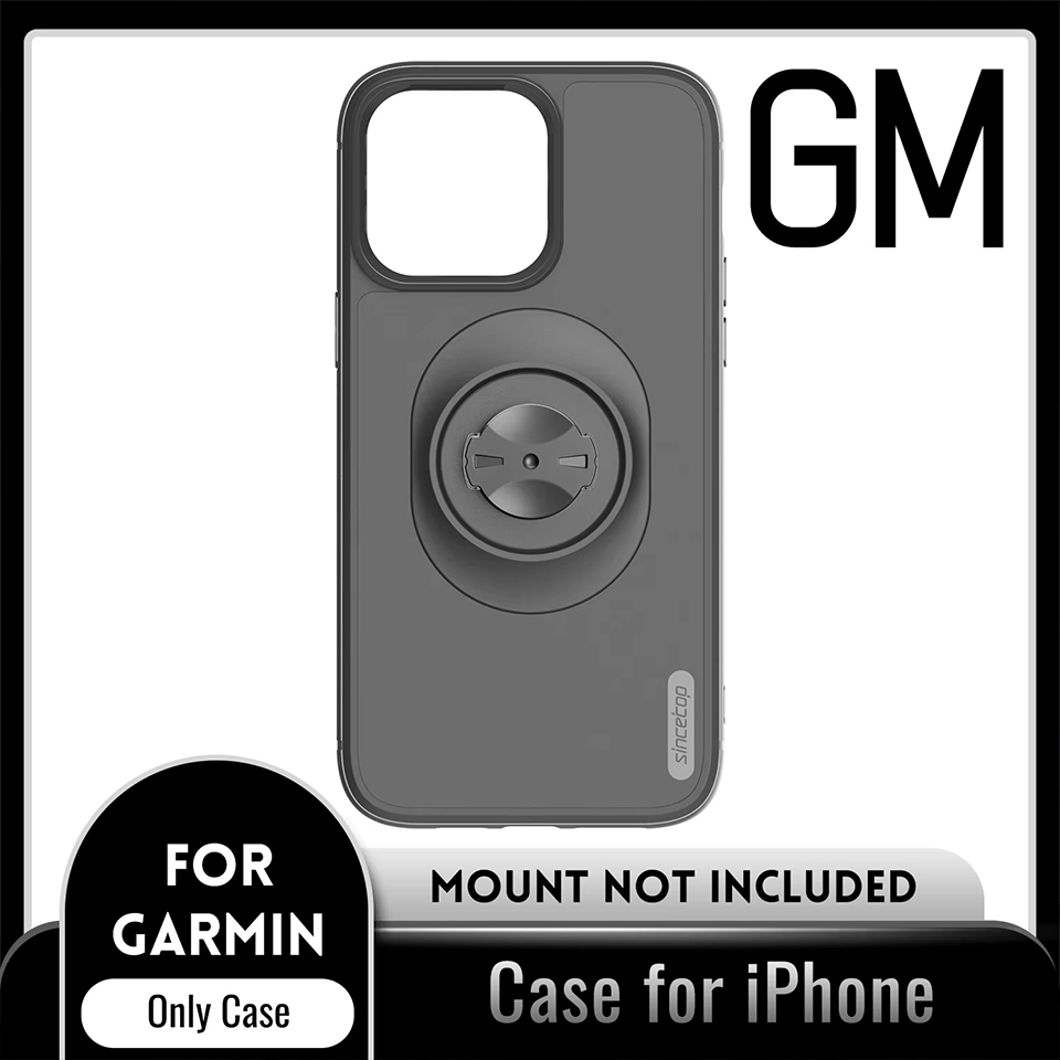 Shockproof Case for iPhone 17/16/15/14Plus/13/12/11Pro/Xs Max/XR Quick Mount Phone Case with Adapter for Garmin Bike Holder