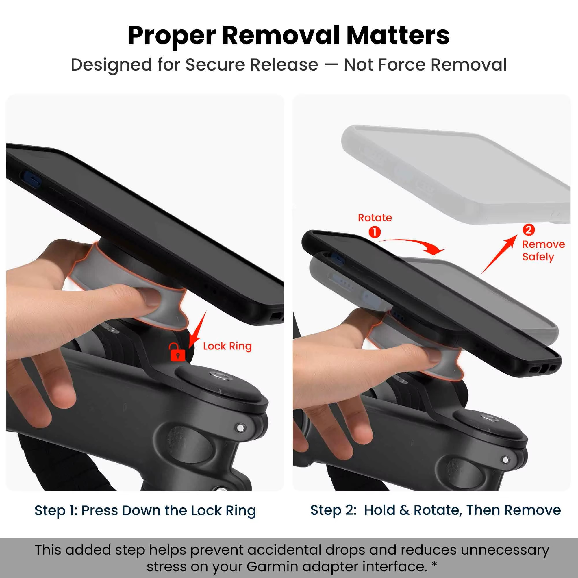 Cycling GPS Computer Extension Bracket, Aluminum Stem Mount, Quick-Release Base for Garmin, XOSS and iGPSPORT - view 7