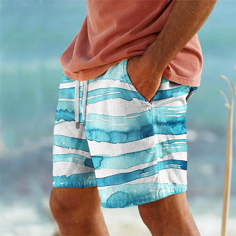 2026 New Arrivals Men's Hawaiian Board Shorts | Breathable Stylish 3D Printed Summer Casual Trunks