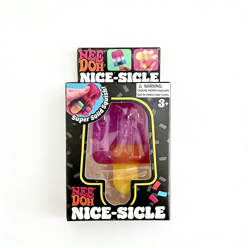 IN stock NeeDoh Sicle Popsicle Sensory Squeeze Toy Super Solid Squish Stress Relief for Kids Adults Gift Decompression Toy Fidget Toys